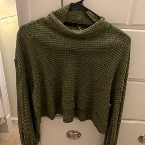Free people crop sweater